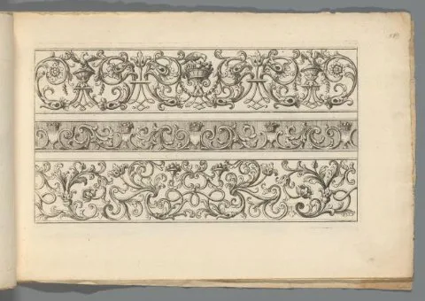 Abraham Helmhack, Vor unterschiedliche Professionen dienliches Laubwerck. Anderer Theil