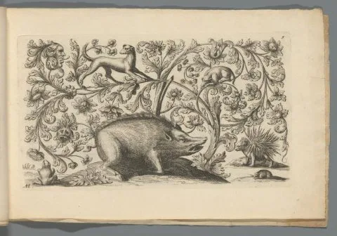 Abraham Helmhack, Vor unterschiedliche Professionen dienliches Laubwerck. Anderer Theil
