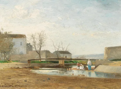 André Maglione, Washerwomen by the River