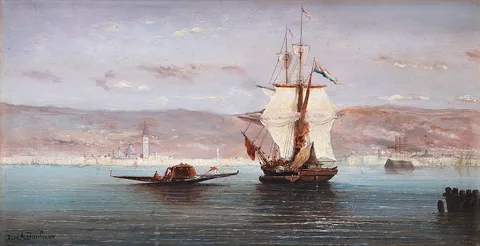 Ferdinand Bonheur, Costal view from south