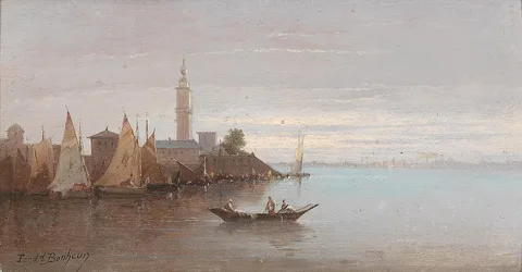 Ferdinand Bonheur, View of the Armenian convent