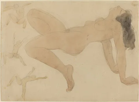 Odilon Roche, Studies of Nude Dancers