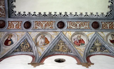 Antonio Marinoni, Abbazia di Pontida - Frescos by the Marinoni