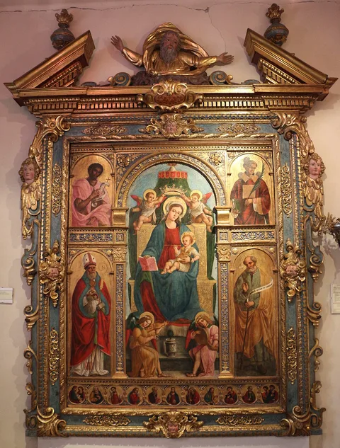 Antonio Marinoni, Madonna and child on throne