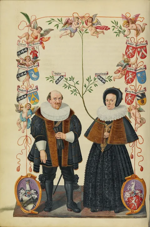 Georg Strauch, The Twenty-Seventh Generation, Christoph Derrer and His Second Wife Ursula Scheuerlin