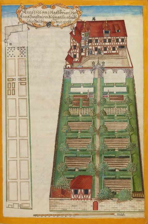 Georg Strauch, The Nuremberg Residence and Garden of Magdalene Pairin