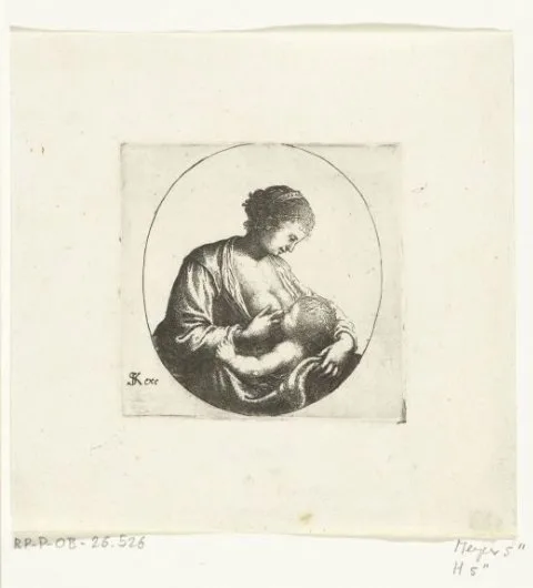 Willem Basse, Maria geeft Christus de borst