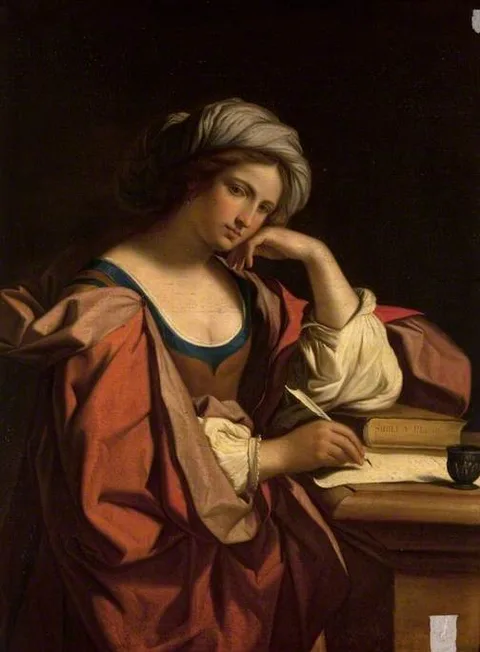 Anna Muschi, The Persian Sibyl (after Guercino)