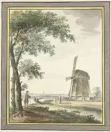 Dirk Kuipers, Landschap met molen