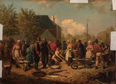 Jacob Akkersdijk, Dutch Fish Market, Rotterdam
