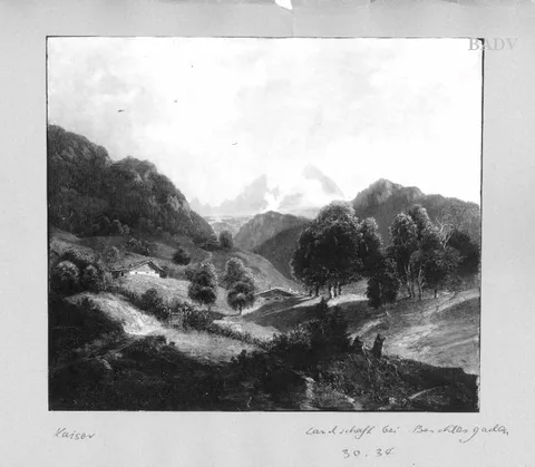 Ernst Kaiser, Scenery with Watzmann