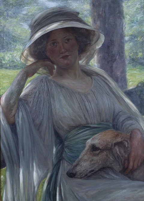Georges Van den Bos, Portrait of a Woman