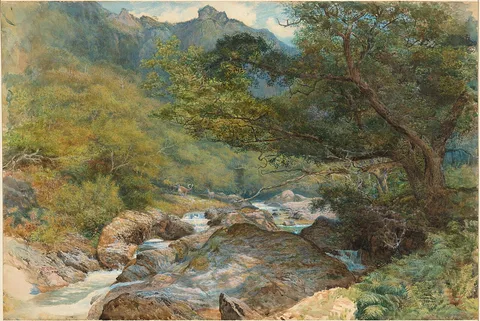 William Henry Millais, On the East Lyn, North Devon