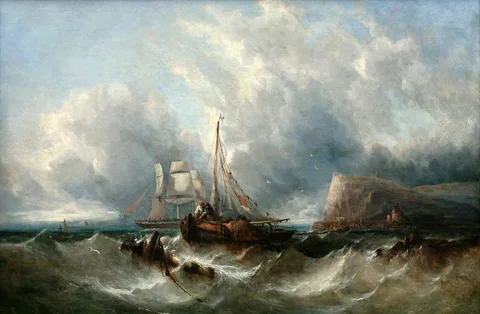 William Henry Williamson, A Shipping Scene