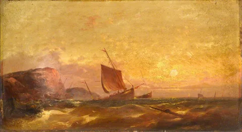 William Henry Williamson, Sunset on the Devonshire Coast