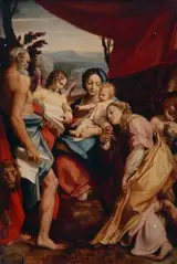 Clement Burlison, The Madonna of Saint Jerome (copy after Correggio)