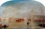 Clement Burlison, The Dogana, San Giorgio, Venice, Italy (copy after Joseph Mallord William Turner)