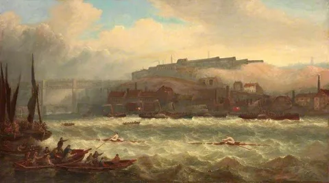 John Warkup Swift, Cooper versus Chambers, Race on the Tyne