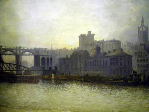 John Wallace, Newcastle upon Tyne from the River