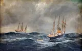 Parker Greenwood, 'Germanic' Rescuing the Crew of 'Hurworth', 1881