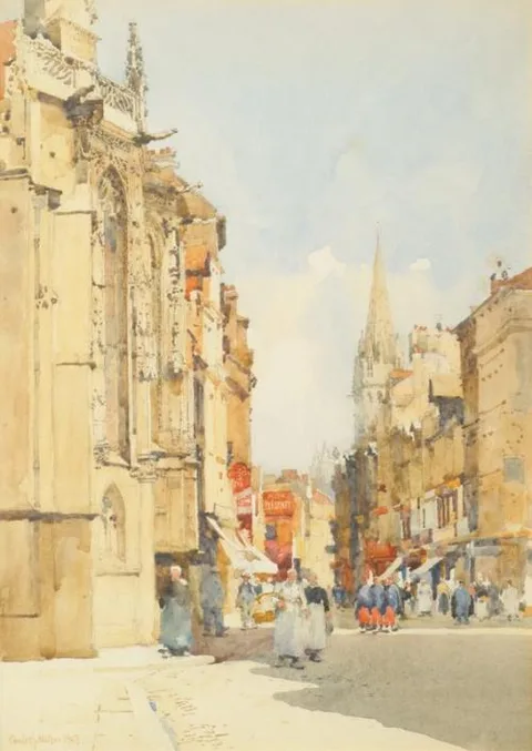 Charles John Watson, Charles John Watson - Rue Saint Pierre, Caen