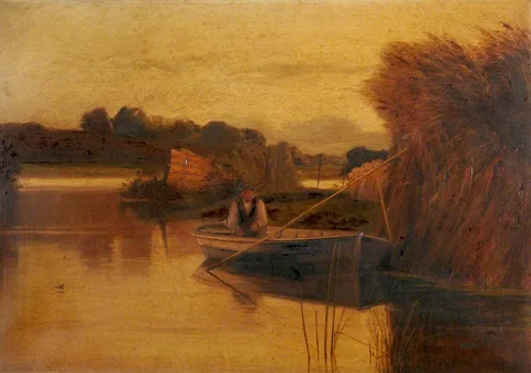 Charles John Watson, Shades of Evening, Barton Broad, Norfolk