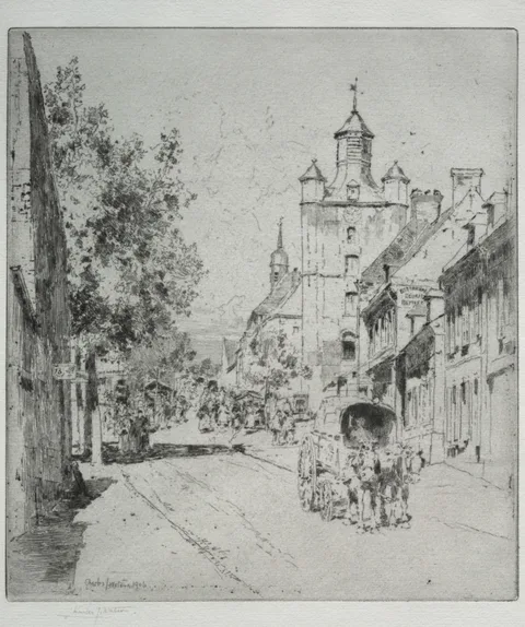 Charles John Watson, Tour de Marche, St. Riquier