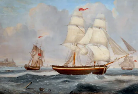 John Scott, 'Castle Eden' 258 Tons, off Tynemouth, Tyne and Wear