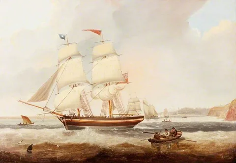 John Scott, Seascape with Shipping