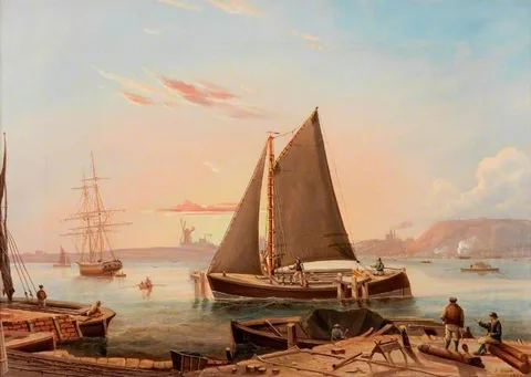 John Scott, Tyne Wherry at the Mill Dam