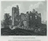 John Hill, East View of Grosmont Castle