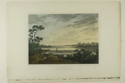 John Hill, Lynnhaven Bay, plate one of the second number of Picturesque Views of American Scenery