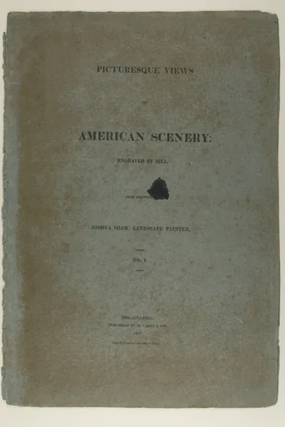 John Hill, Portfolio Cover for Picturesque Views of American Scenery, No. I