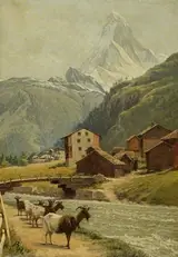 Bryan Hook, The Matterhorn from the Environs of Zermatt, Switzerland