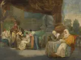 Thomas Robinson, A Conversation Piece, with Robert, 1st Marquess of Londonderry (1739-1821), his Second Wife, Frances (1750-1833), their Son Charles William (1778-1854), and her Four Younger Daughters, Selina, Matilda