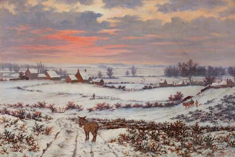 Thomas Barrett, Snow Piece, Bulwell Forest, Nottinghamshire