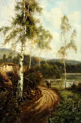 Theodore Hines, The Path By Loch Katrine, Trossachs, Scotland