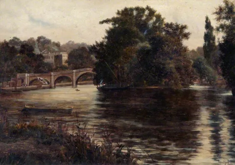 Theodore Hines, Richmond, Surrey, from below the Bridge