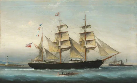 Basi Ivancovich, The Clipper Barque 'Lady Gertrude'