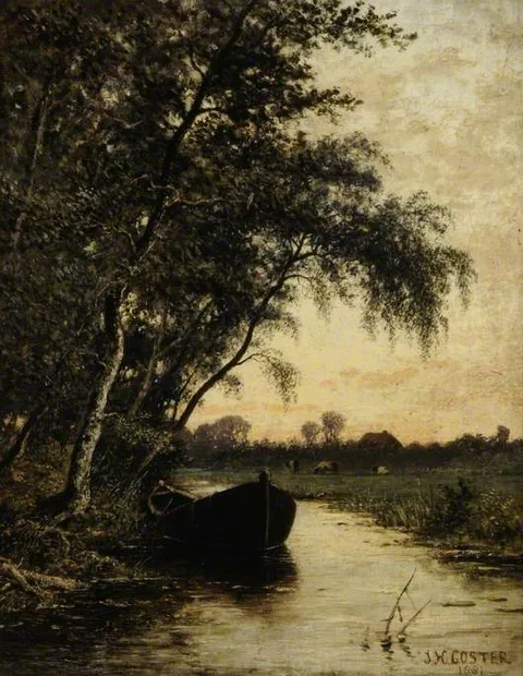 Jan Herman Coster, River Scene