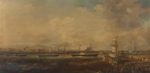 Matthew Kendrick, Queen Victoria's Departure from Queenstown, Ireland, 10 August 1849