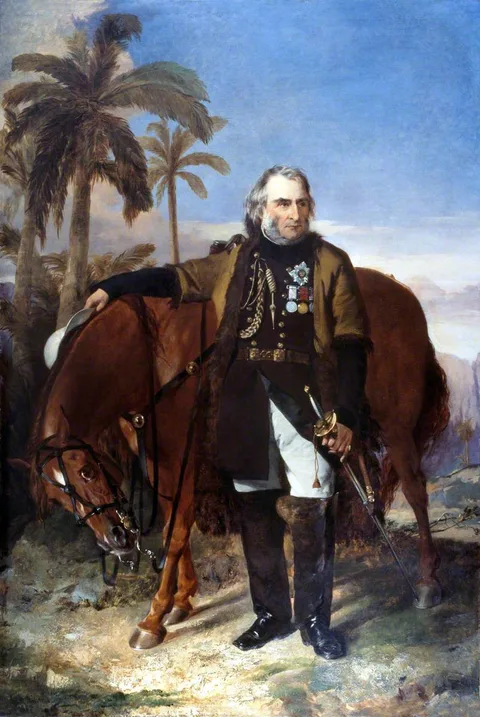 Edwin Williams, Lieutenant General Sir Charles Napier (1782–1853), and his Arab Charger 'Red Rover'