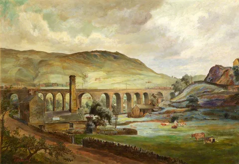 Edwin Bottomley, The Saddleworth Viaduct, Oldham, Lancashire