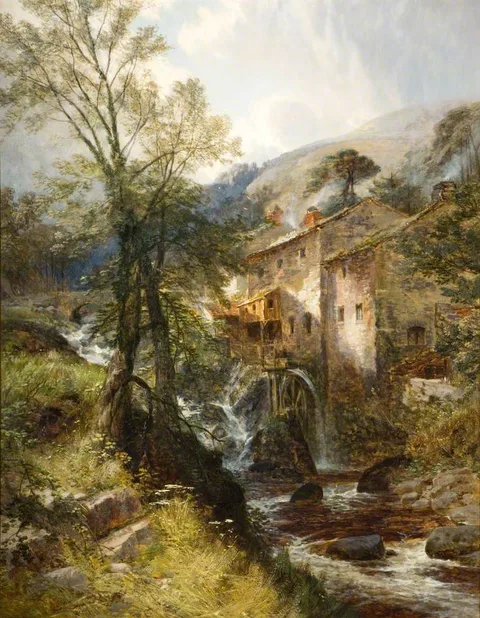 Edwin Alfred Pettitt, Watermill, near Lynton, Devon