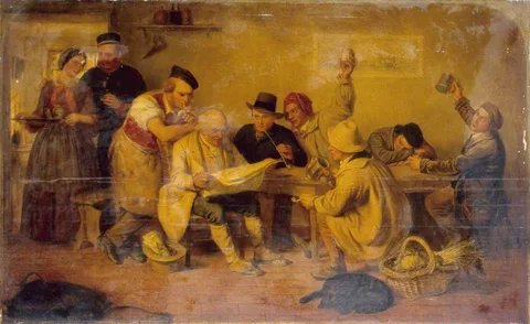 Ebenezer Downard, Reading the News