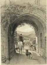Alexander F. Rolfe, Porth Mawr gateway Crickhowel