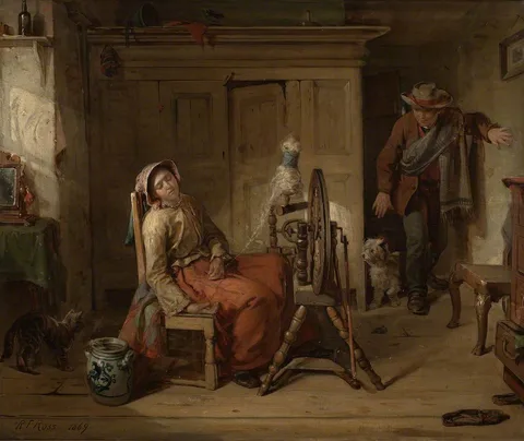 Robert Thorburn Ross, Asleep