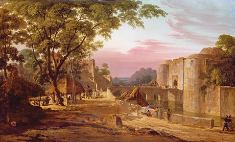 Robert Smith, The Procession into the Fort at Bharatpur