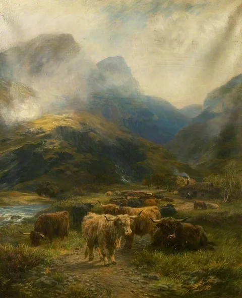 Henry Garland, Drovers' Rest in the Highlands