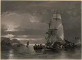 Robert Anderson, The Smugglers' Brig Jumping Jenny After E.T. Crawford by Robert Anderson - Robert L. Anderson